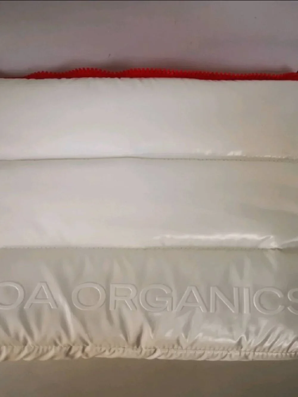 GOA ORGANICS Cosmetic Pouch White Toiletry Travel Bag